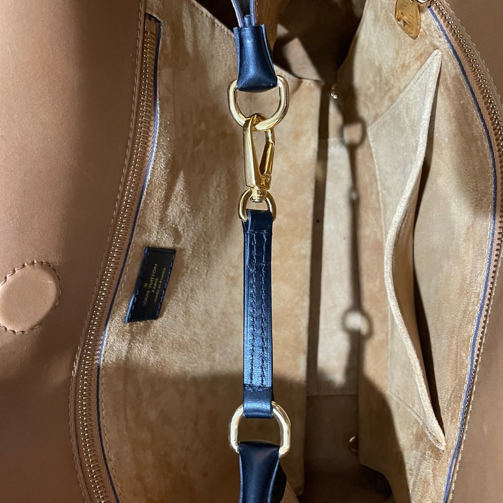 Louis Vuitton Monogram Cuir Orfevre Tote W PM Noisette - Picture 9 of 11